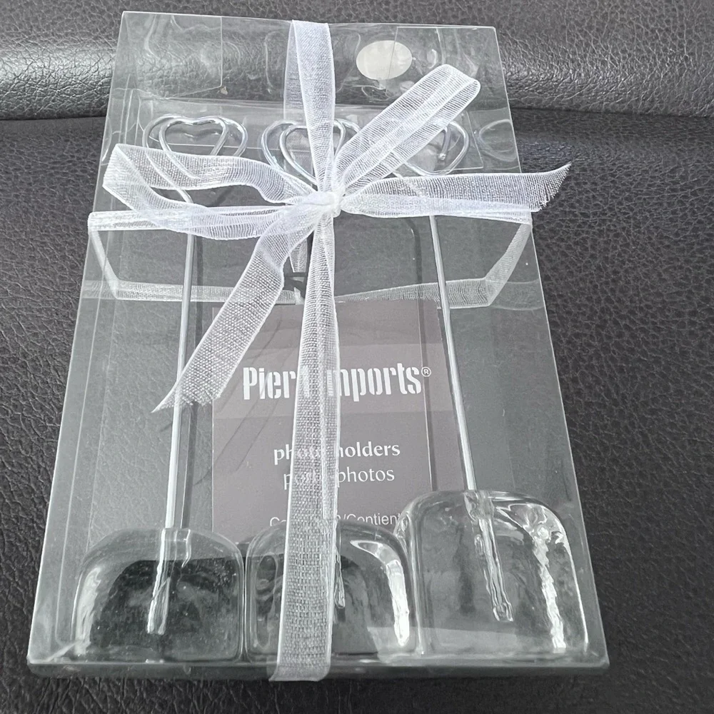 Pier 1 3pk Heart-Shaped Photo Holders